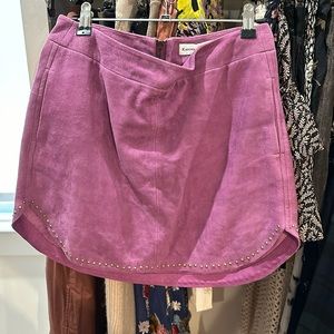Karina Grimaldi suede skirt